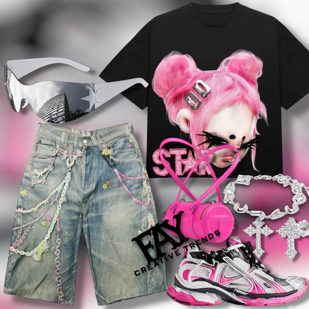 Star Oversized Graphic Tee