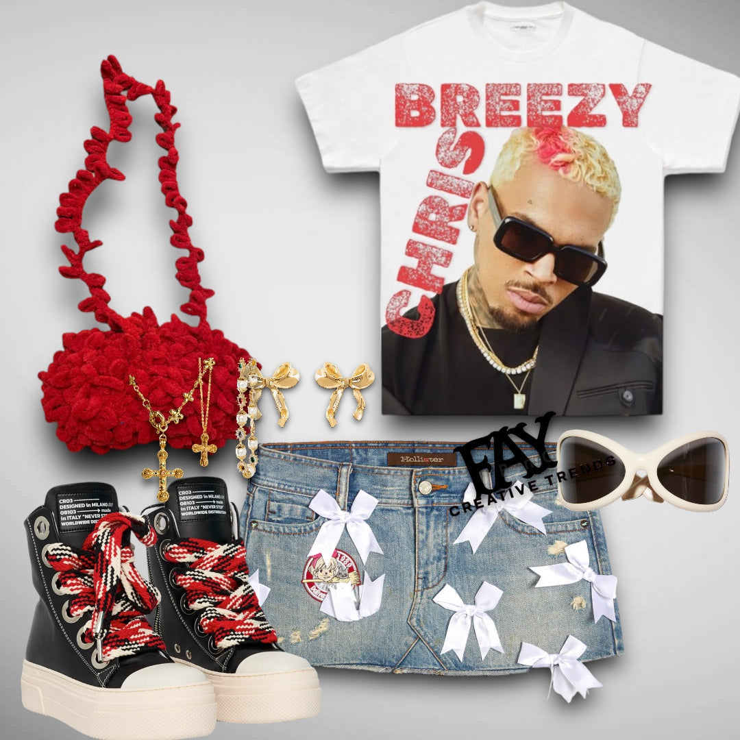 CHRIS BREEZY GRAPHIC TEE