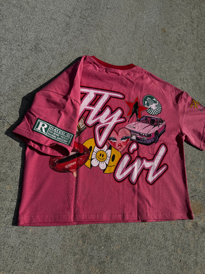 Fly irl graphic tee